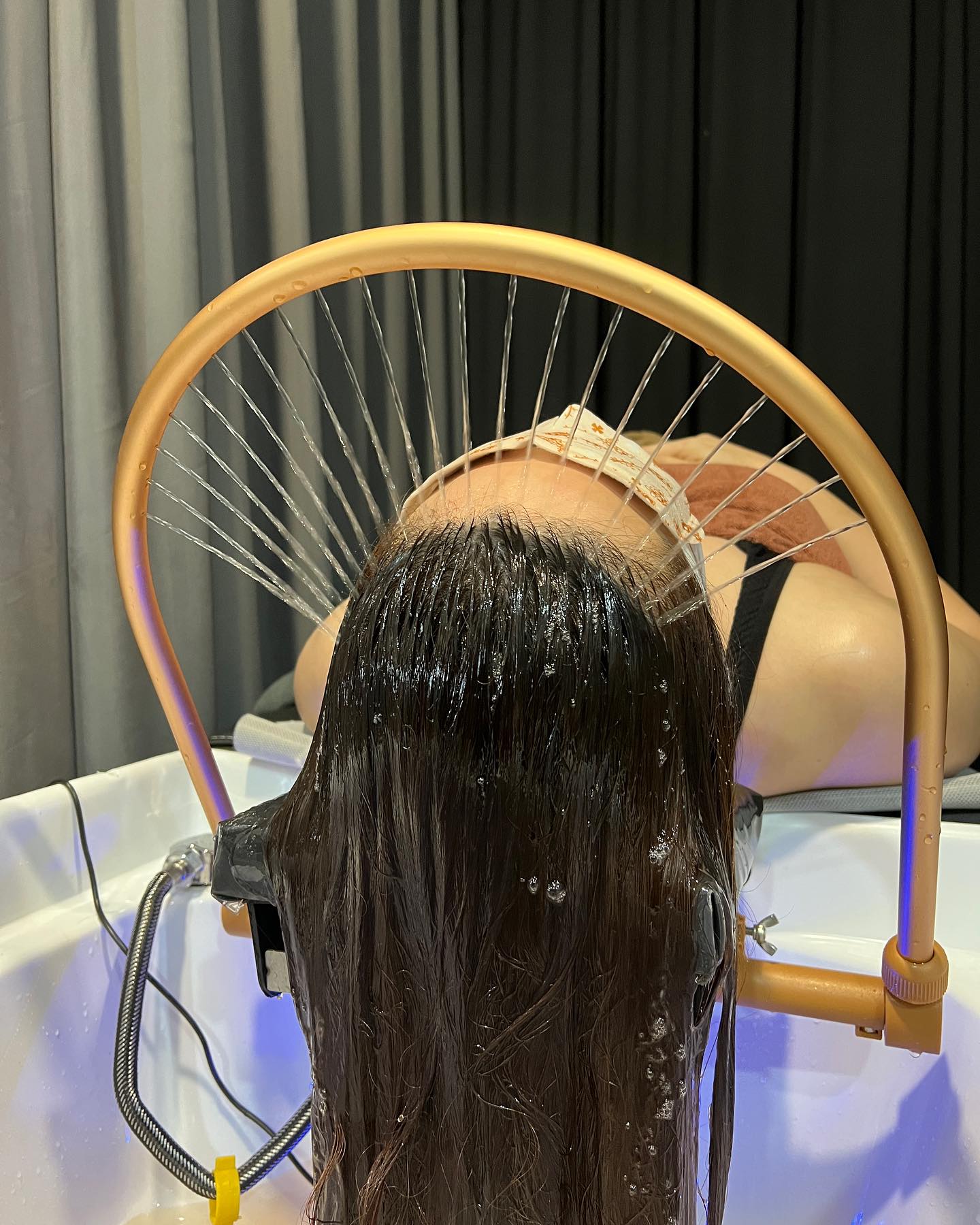 Tranquil head spa interior